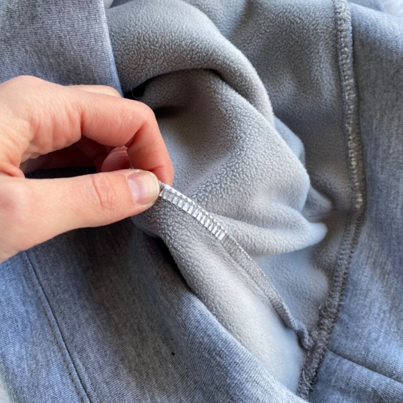 Roxy multicolor knit removable hood gray sweatshirt tunic - Picture 7 of 10